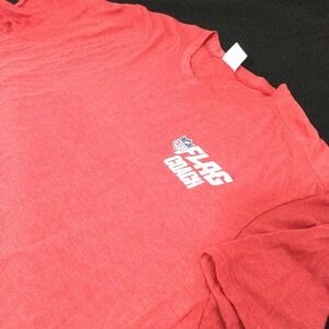 Augusta Sportswear NFL Flag Coach Red T Shirt Adult 3XL 3EG Tee Top